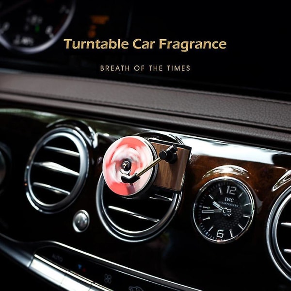 Ny pladespillerdesign Bilparfumeclips Luftfrisker Auto Air Vent Duftspreder Default