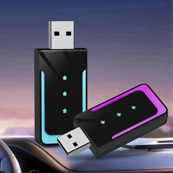 Carplay USB-versjon, trådløs Carplay kablet til trådløs bil Smart navigasjon Carplay-boks Rosa-