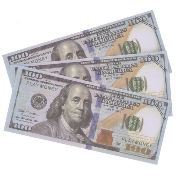 500 st. Rekvisita Dollarsedlar Replika Dollarsedlar Falska Lekpengar Souvenirsedlar Falska Dollarsedlar För Hemfest Filmreklam Nyhetsrekvisita Ga