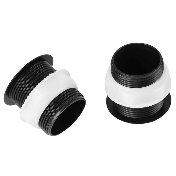 10st 28MM Skruvtyp Svart Tryckknappsskydd för Arkadspel