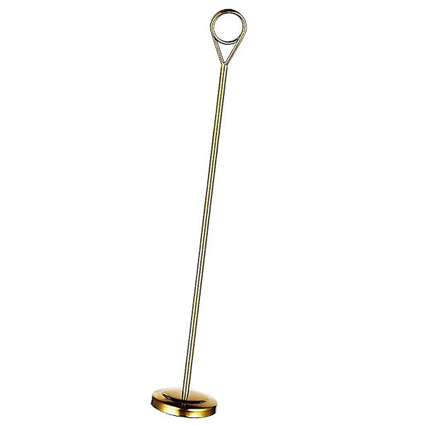 1/2/3/5 Bordnummerholder i rustfrit stål Skiltholder Fotostativ Til Gold 30cm 1 Pc