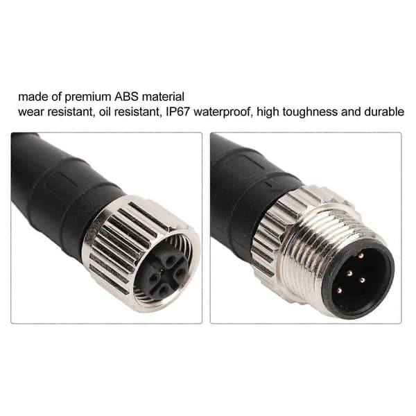 til NMEA 2000 Backbone Kabel Hun Han M12 Gevind 5pin med Terminal Modstand