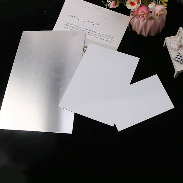 3x Sublimering Tomma Aluminium Fotoplatta Värmepressning Foto Färg Prin B