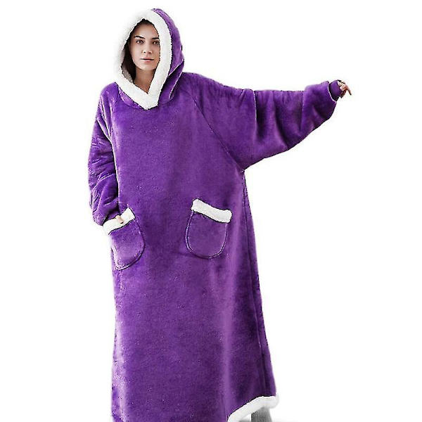 Pidennetty lampaanpeitto, voi käyttää flanellipeittoa Purple Length 120CM