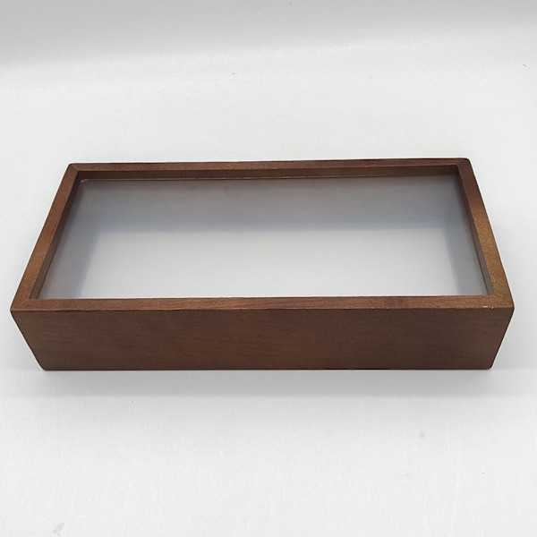 Skuggbox bildram skuggboxar displayfodral ram Dark Wood Color 26cmx13cmx5.5cm