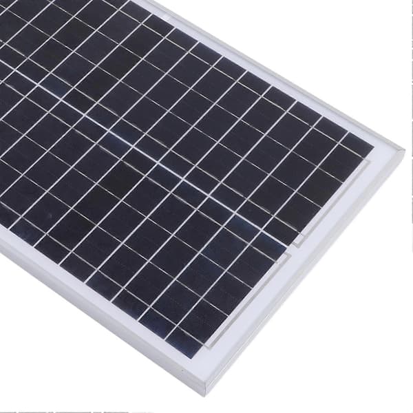 Solpanel polykristallint kisel enkel montering robust solcell PV-platta 30W 18V