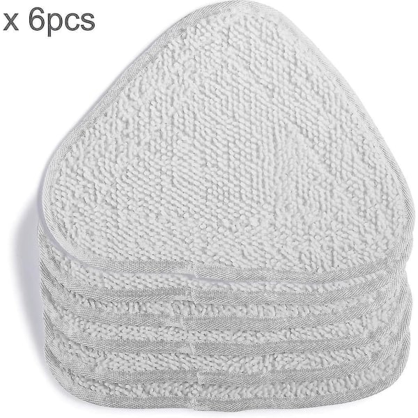 Vileda 100 Kompatible 6-pak Mikrofiber Dampmoppuder Udskiftning