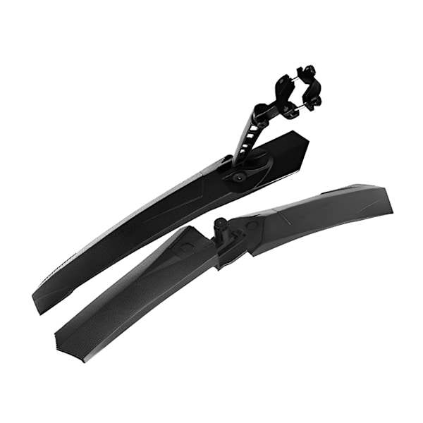 Cykelskärmar Set Justerbara Fram Bak Cyklar Stänkskärmar MTB Mud Guard Cykling Stänkskydd för Mountain Road Bike Riding qd Black 0.37