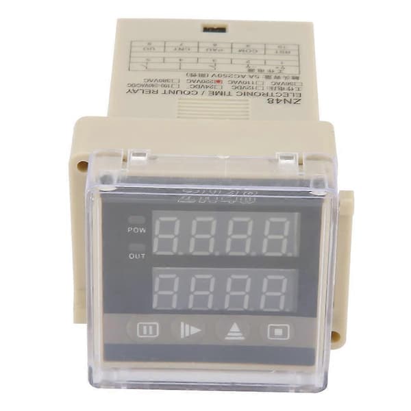 ZN48 Digitalt Tidsrelé Teller Multifunksjon Roterende Hastighetsfrekvensmåler AC220V