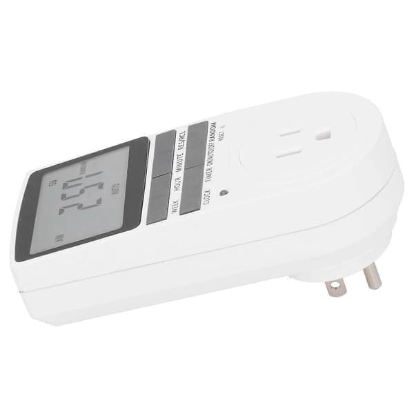 15A LCD-display energibesparende timerstikudtag til husholdningsapparater tidsafbryder