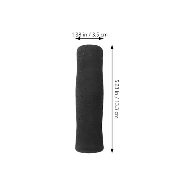 2 stk. paraplyhåndtag udskiftning paraplygreb håndtag udskiftning til paraply Black 13.30X3.50X3.50CM