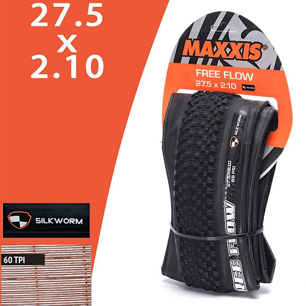 Maxxis Free Flow (m350p) hopfällbart däck för cykel 26x1,95 27,5x2,1 26er 27,5er Mtb Kevlar 26 Mountainbikes 26 27.5x2.1