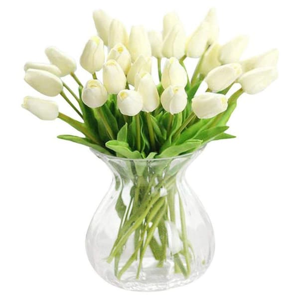 #Kunstig husplante kunstige tulipaner blomster dekorasjon 20 stykker#