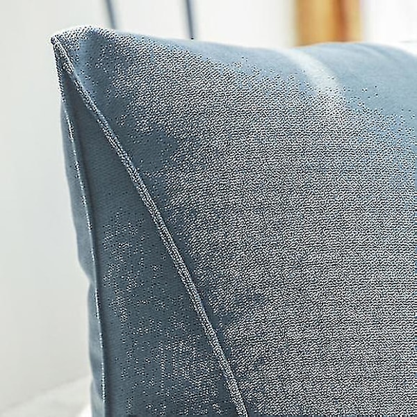 Triangulär sängkilkudde, ryggstöd, lässtöd - Yvan Grey 100*35*20cm