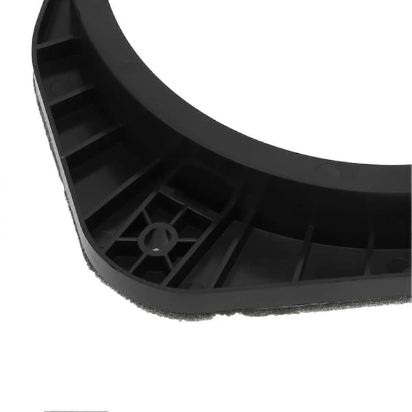 2 STK 6,5 tommer/16,5 cm højttalerinstallationsafstandsstykke opdateringsringadapter sort med ledningsnet