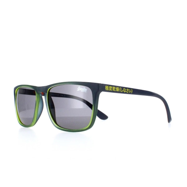 Solbriller Stockholm 106 Matt Marineblå og Lime Mørk Grå 55 mm