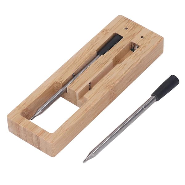 Trådlös kötttermometer 2 prober USB-laddning IP67 vattentät smart kötttermometer med repeater för köksmat hemma