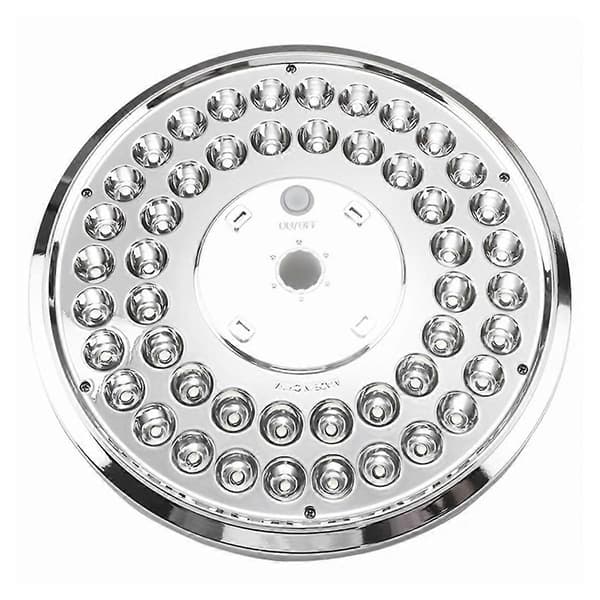 Flaggstanglys Solcelledrevet Spotlight Utendørs, 48 LED Vanntett Solcelle Flaggstanglys, Toppmontert Flaggstang Solcellelys