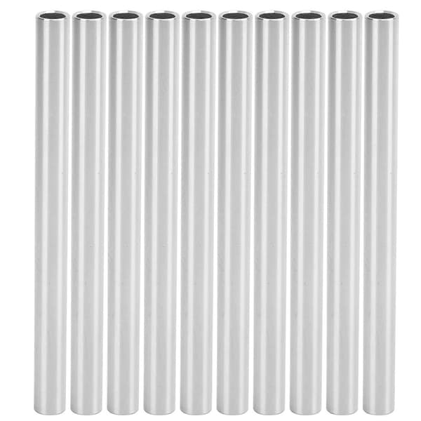 10 stk. aluminiumsrør sømløst rør lige rør 8x6mm 3,9 tommer længde tilbehør 6100?0608?0100