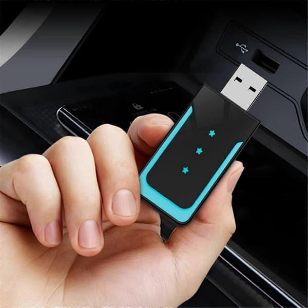 Carplay USB-version, trådløs Carplay kablet til trådløs bil Smart Navigation Carplay Box Pink-