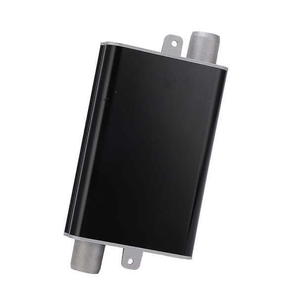 24 mm parkeringsvarmer udstødningsrør lyddæmper aluminiumslegering lige varmer lyddæmper til Eberspacher Airtronic D2 D4 D4S sort