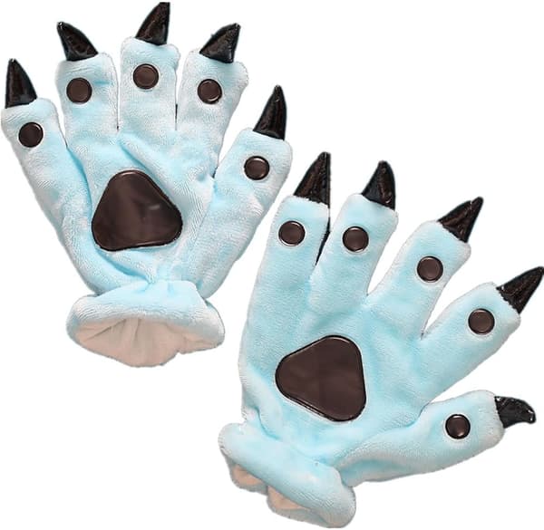 Unisex Paw Claw Vinter Fingerhandsker til Halloween kostume