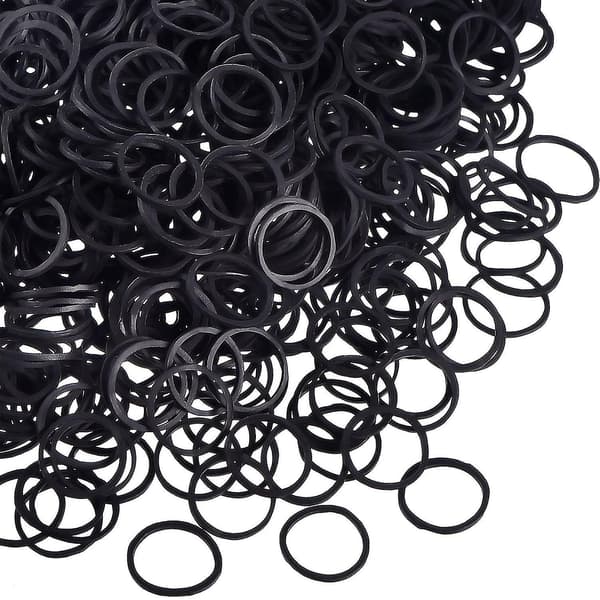 1000 Mini Gummiband Mjuka Elastiska Band För Barn Hår Flätor Hår qd