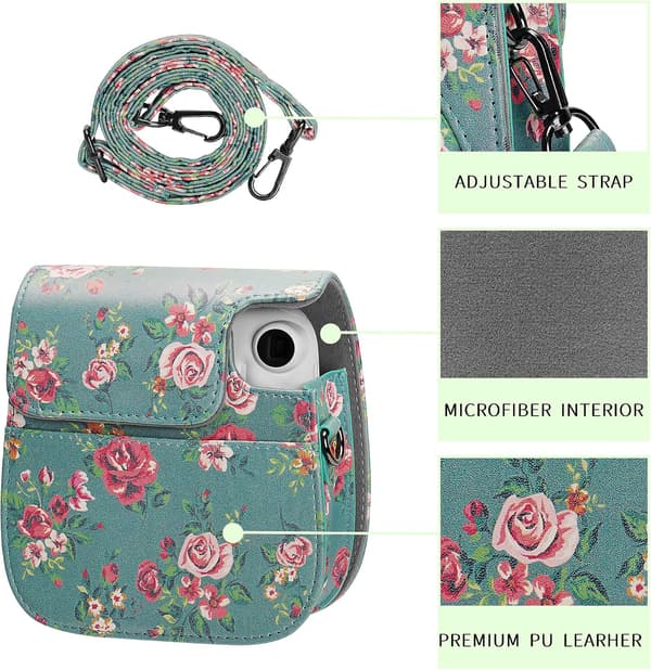 PU-läderfodral för Fujifilm Instax Mini 11 Instantkamera med