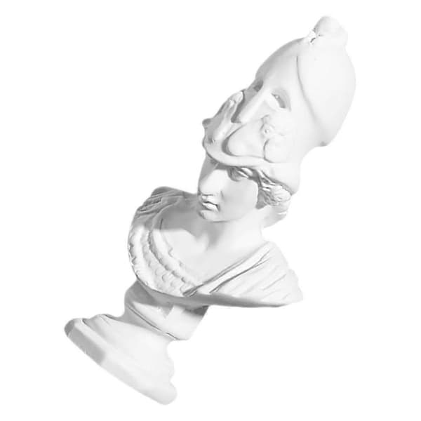 Mini Athena Gipsstatue Gresk Byste Statue Hjemmeinnredning Suvenirer For Kunstnere Gresk Mytologi Figur Resin Skulpturer