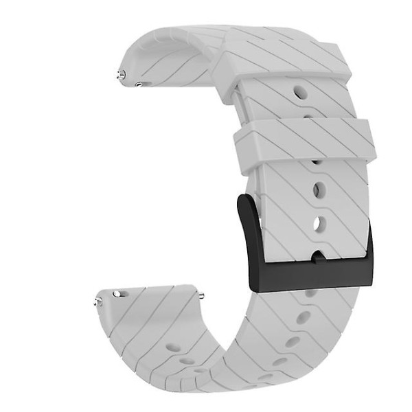Til Suunto 9 Baro 9 Spartan Silikonerem Suunto 7 D5 Sports Smart Watch Udskiftningsrem White 24mm