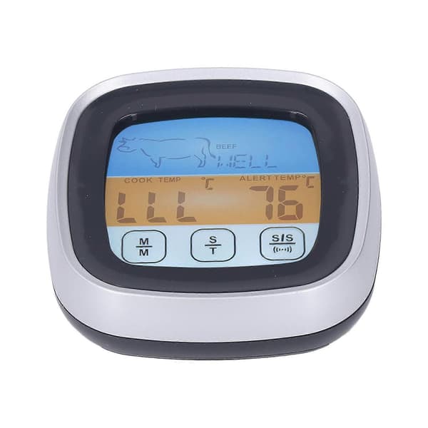 Digitalt Kødtermometer LED-display Nøjagtig Aflæsning Kødtemperaturmåler til Køkken