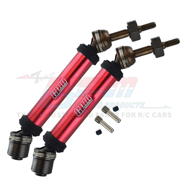Gpm Metal Bakre Cvd Drivaxel Universalkoppling 6852a 6852r För Traxxas 1/10 Rustler Hoss Stampede 4x4 Vxl Rc Bil Uppgradering Delar Red