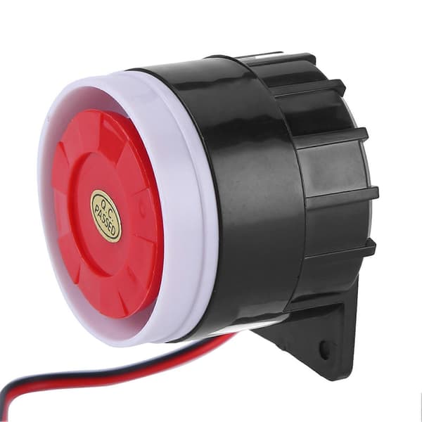 DC 12V Kablet Mini Alarmhorn Hjemmesikkerhet 110 dB Lydalarmsystem