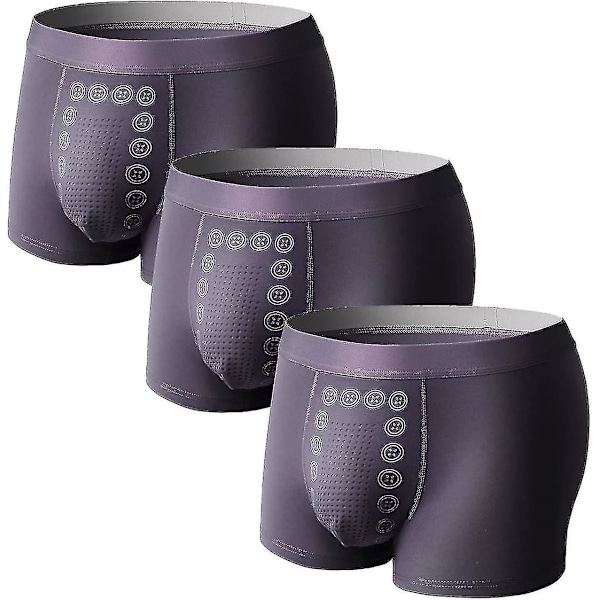 3kpl Eft Energia-kenttä-terapia Miesten Alusvaatteet, Energia-kenttä Terapia Miesten Alusvaatteet Energia-kenttä Terapia Miesten Housut -suzuka Purple 4XL