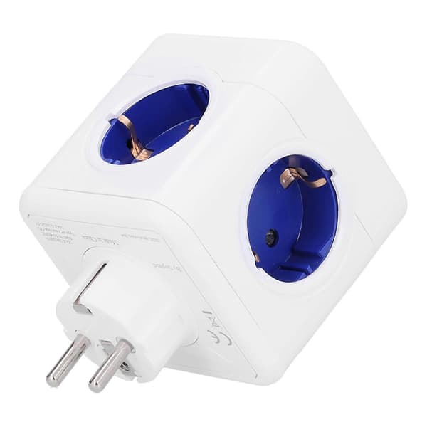EU-stikkontakt multifunksjonelle porter USB-utgang strømplugg trådløs stikkontaktforlengeradapter EU-plugg AC250V