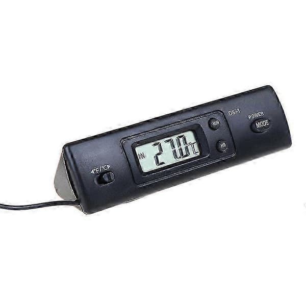 Auton sisä-/ulkolämpömittari anturilla ilmastointilaitteeseen, digitaalinen LCD-näyttö