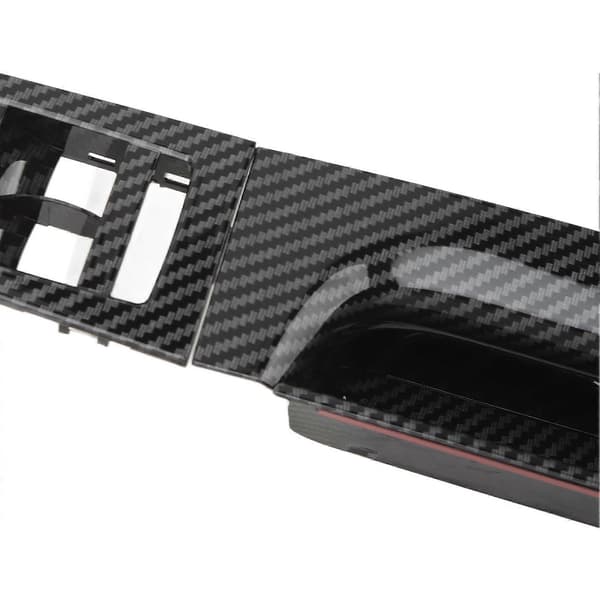Vindusbryter Armlene Panel Førerside Dør Innerpanel for 3-serie E90 Sedan LCI 2009 til 2011 Karbonfiberstil