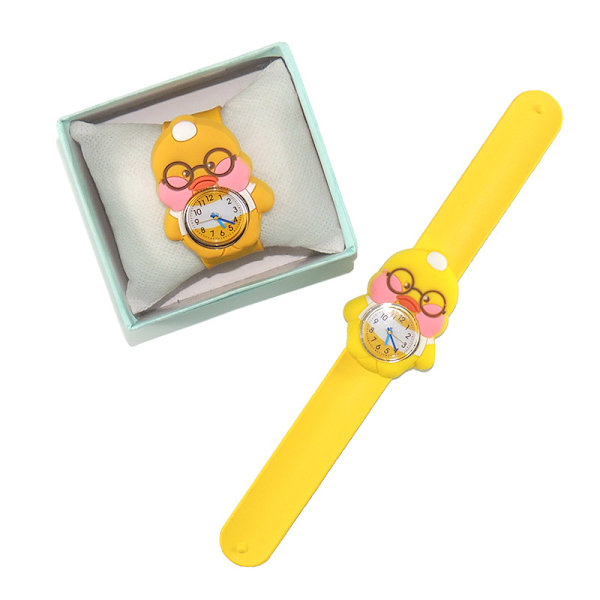 2 st Watch(Anka),Vattentät Barnarmbandsur Quartz Movement,3D tecknad design,Digital Watch för 3 år till 11 år flicka Pojke qd