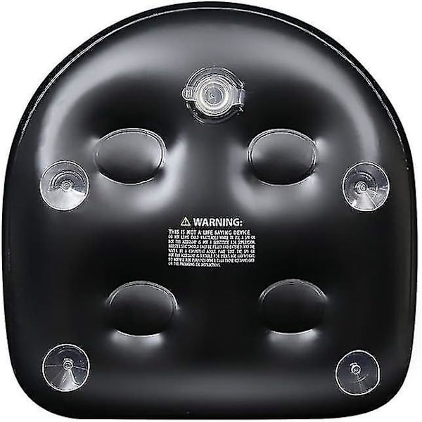 Uppgraderade bubbelbadsplatser för med meshinflatable bubbelbadsplatser Multifunktionell spa booster-säte med sugkopp med mesh-överdrag halkfri för vuxna äldre Ki 2 packs