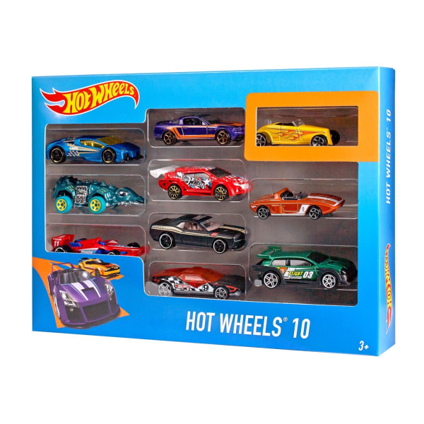 Hot Wheels 10-pack bilar 54886 multicolor