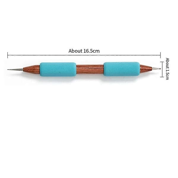 Keramik Tekstur Udskæring Manuel Dekoration Stylus Værktøj DIY Keramisk Efterbehandling Gravering Rustfrit Stål Nål B