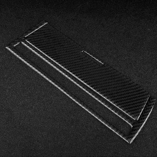 2st Kolfiber Bil Cigarettändare Trim Dekal Passar för 3-serien E46 1998-2005