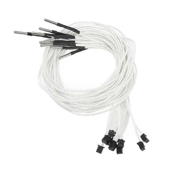 15 STK Termistorsensor Høy Temperaturbestandighet Følsom 304 Rustfritt Stål 3D-skriver Tilbehør for Ender 3X