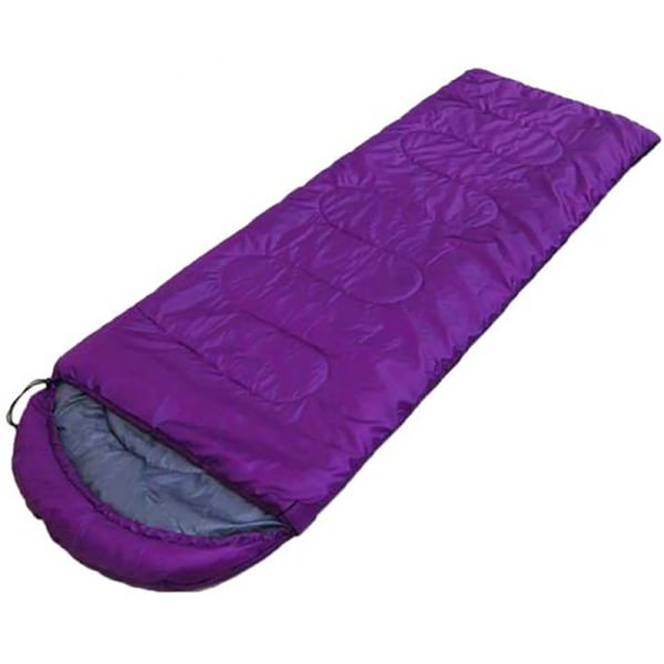 Sovsäck utomhus camping camping vandring lunchrast varm och smutsig vuxen sovsäck purple