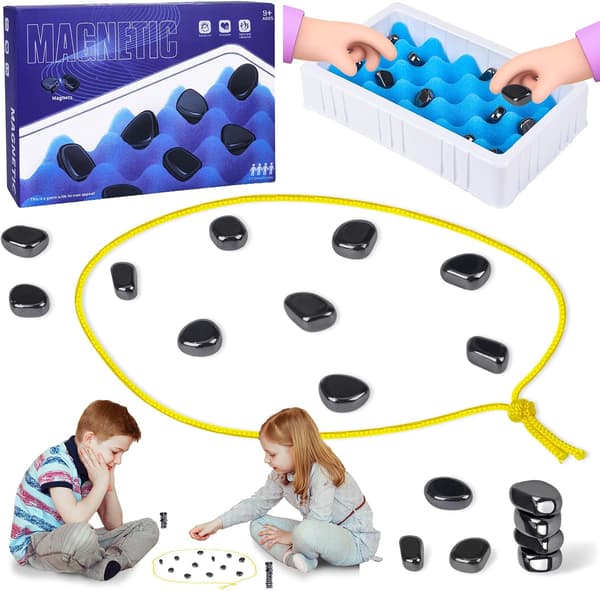 Magnetiskt Schackset, Slagschackset med Magneter, Bordsschack