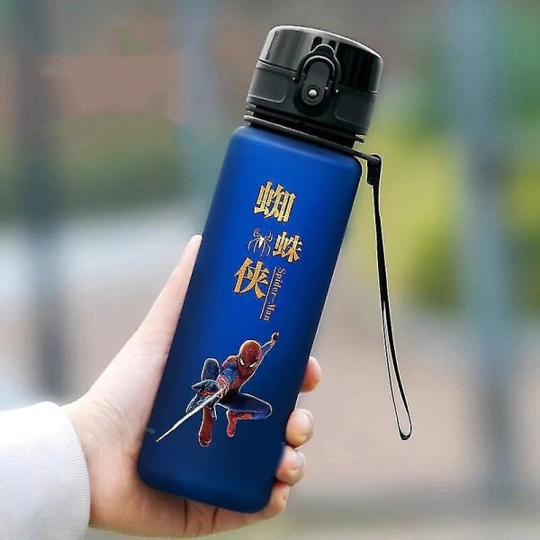 Hämähäkkimies Hulk Anime Juomapullo Rautamies Kapteeni Amerikka Pojat Sarjakuva Muoviset Juomakupit Lapset Aikuisten Vesilasi 560ml 19