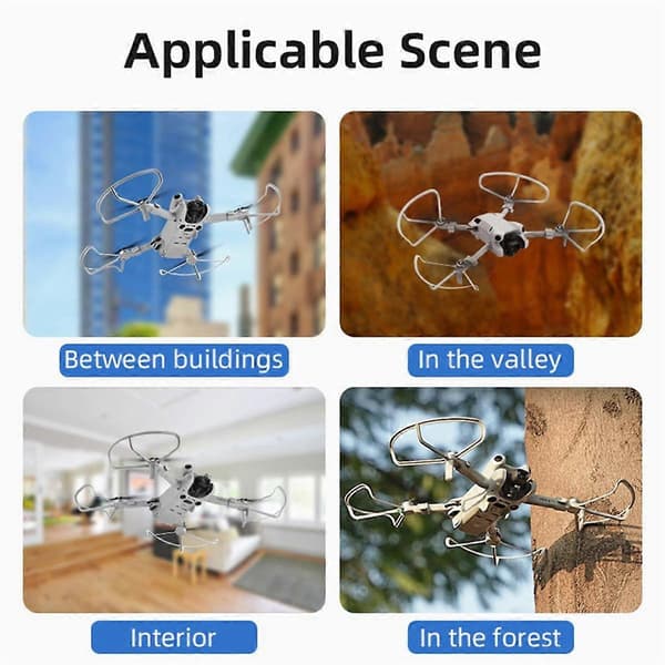 Propelbeskytter Propelblade Beskyttelsescover Propeller Props til Mini 4 Pro Drone Propel Shell