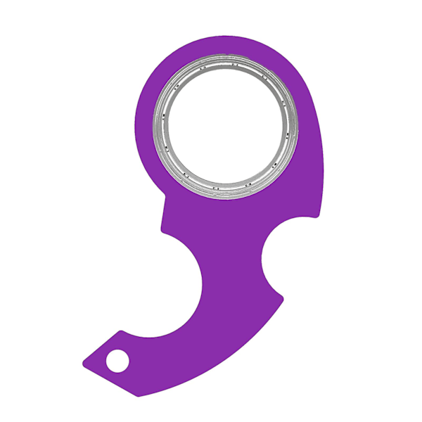 Nøglering Fidget Spinner Purple