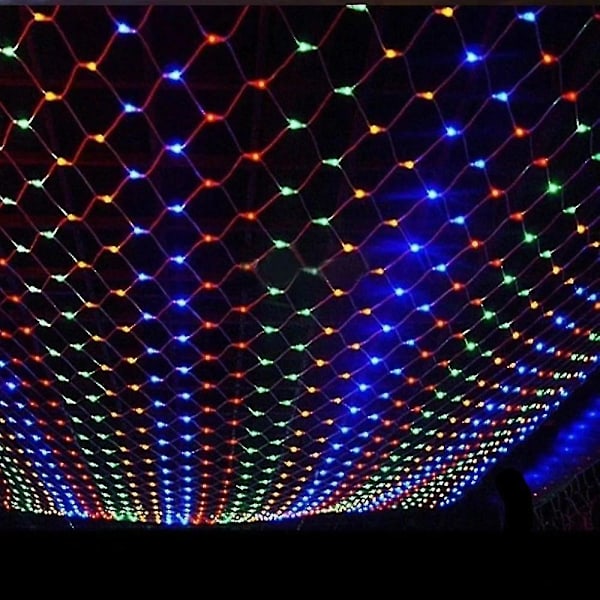 Led Nät String Ljus Ip65 6mx4m 3mx2m Led Flexibel Nät Fe String Ljus 880led 200led Mesh String Multi Color