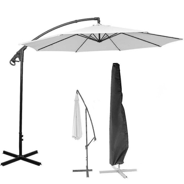 Parasollskydd för utomhusbruk Cover Vattentätt (205 cm) (svart)